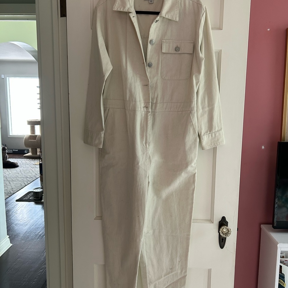 Sandy Liang Cream Collar Top